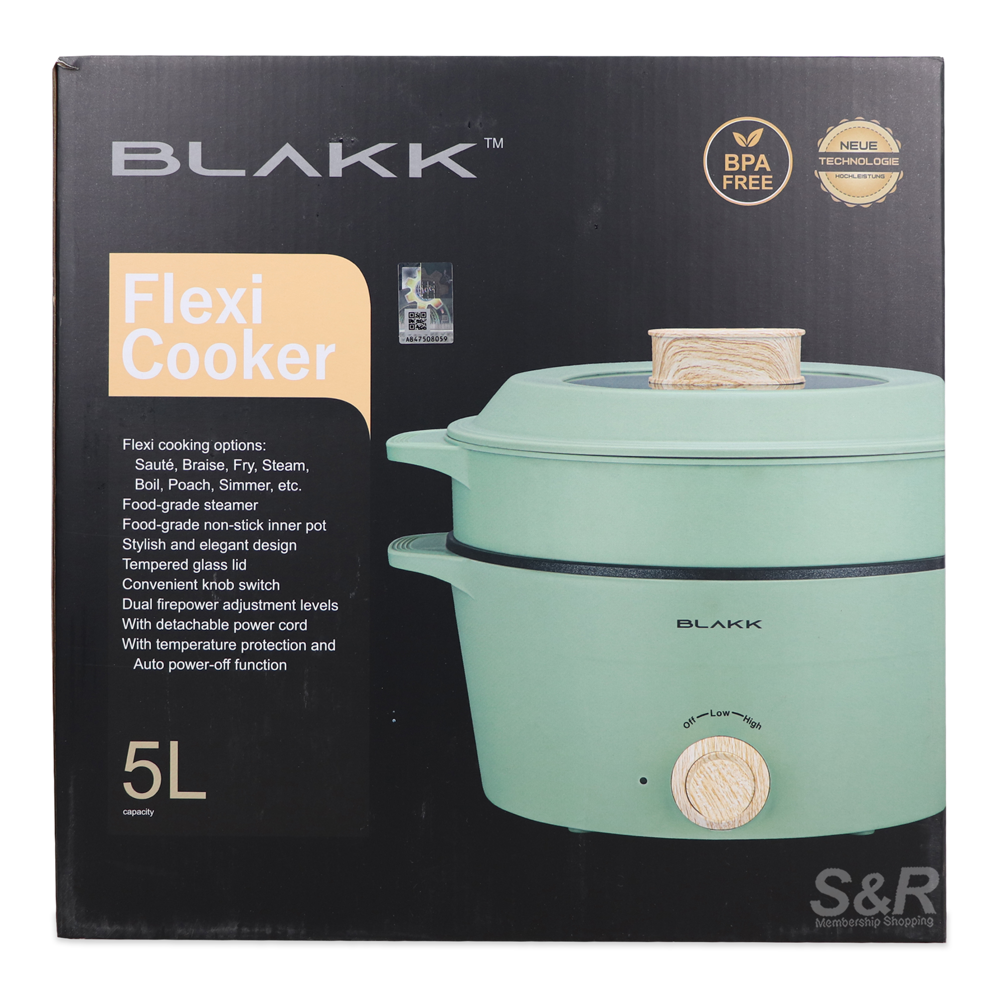 Blakk Flexi Cooker 5L Blakk Flexi Cooker 5L